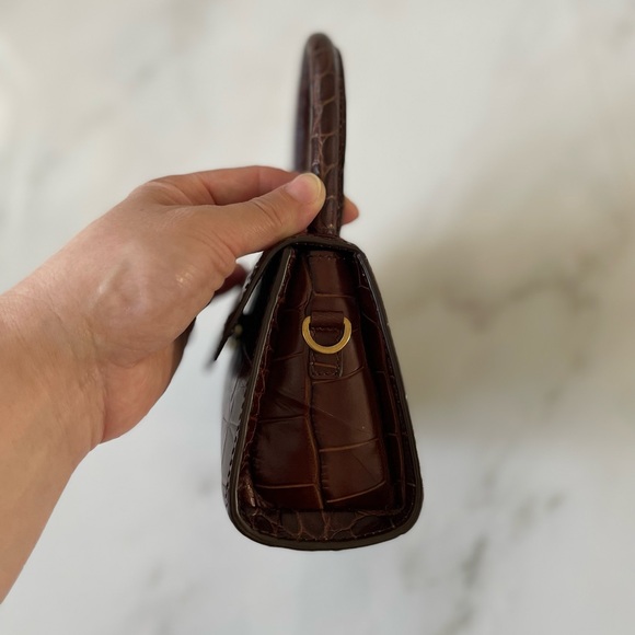 By Far Mini Nutella Crocs Embossed Leather - Picture 4 of 13